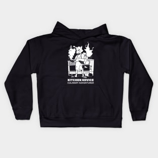 Kitchen Novice Culinary Adventurer Kids Hoodie